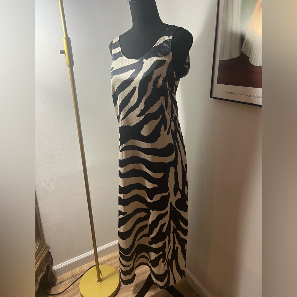 Zebra print H&M dress, NWT, size XS